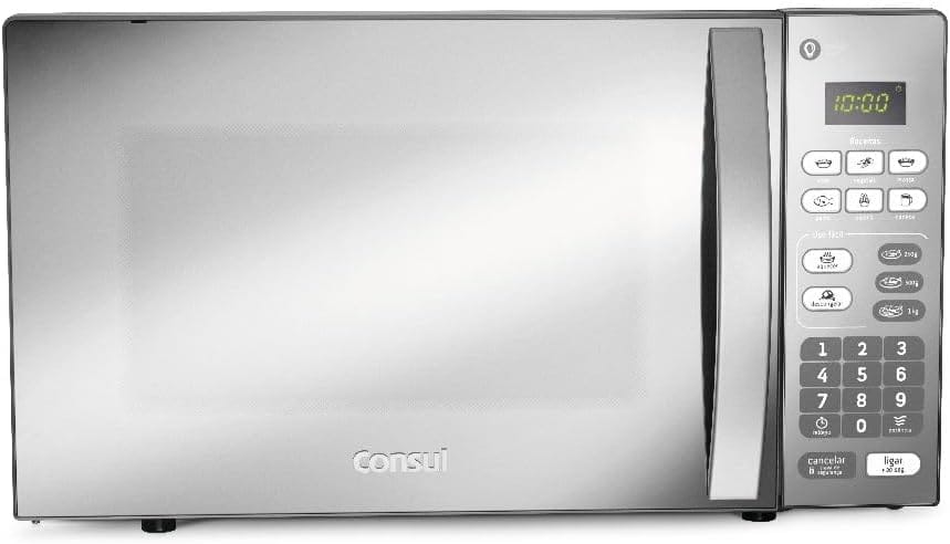 Micro-ondas Consul 20 Litros cor Inox Espelhado com Função Descongelar 110V